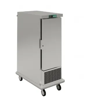 Picture of Emainox 12 Solid Door Slimline Mobile Refrigerated Holding Cabinet