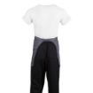 Picture of Whites Short Bistro Apron Charcoal - B157
