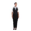 Picture of Chef Works Tuxedo Bib Apron Black - A709