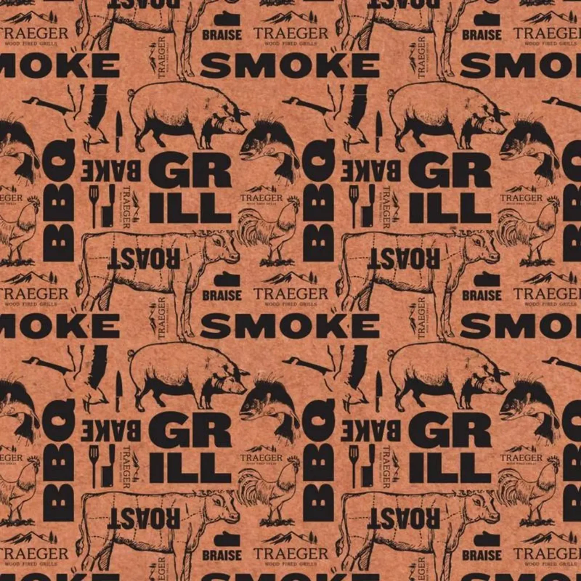 Picture of Traeger X Oren Pink BBQ Butcher Paper Roll