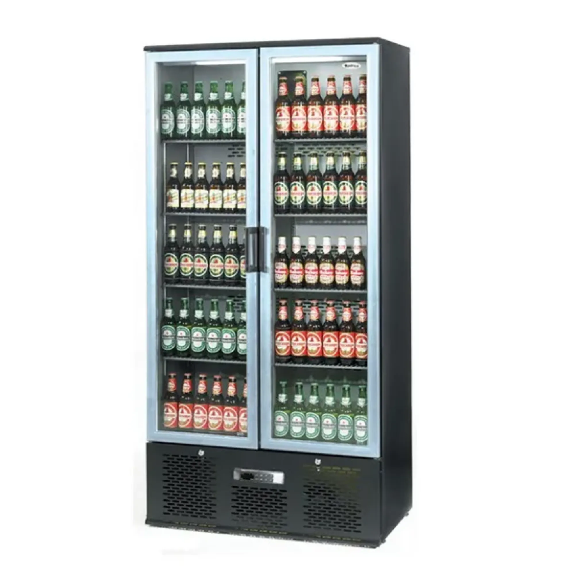 Picture of Infrico Upright Double Door Bottle Cooler (492 Bottles) - ZXS20