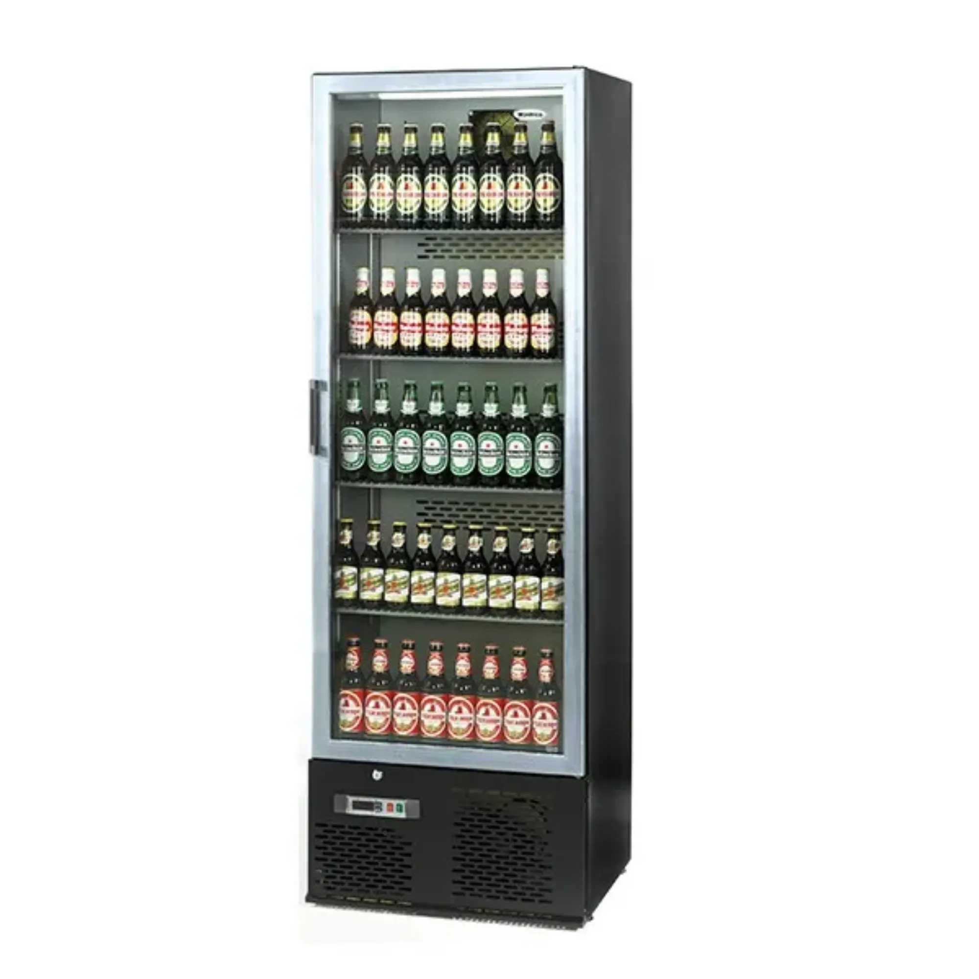 Picture of Infrico Upright Single Door Bottle Cooler (324 Bottles) - ZXS10