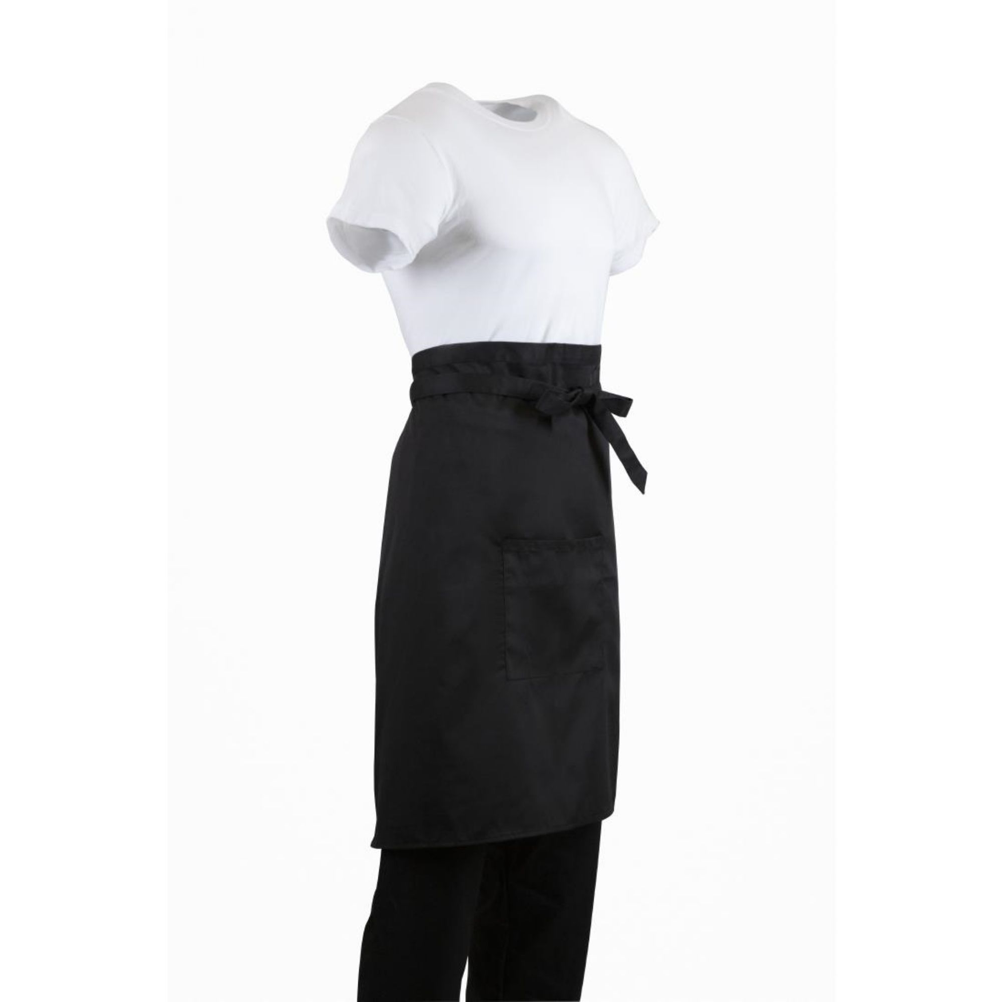 Picture of Regular Bistro Apron Black With Pocket