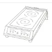 Picture of Blizzard Double Induction Hob 6000W - BIH2