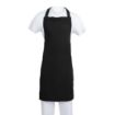 Picture of Whites Polycotton Bib Apron Black XL - B887