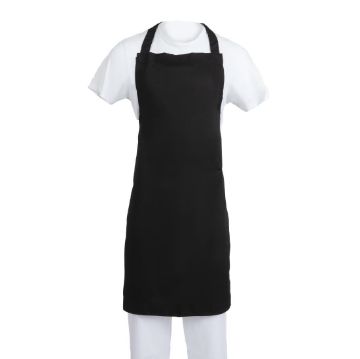 Picture of Whites Polycotton Bib Apron Black XL