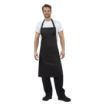 Picture of Whites Polycotton Bib Apron Black XL - B887