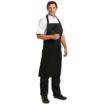 Picture of Whites Polycotton Bib Apron Black XL - B887