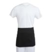 Picture of Whites Short Bistro Apron Black - B131