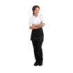 Picture of Whites Short Bistro Apron Black - B131