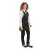 Picture of Whites V Neck Service Apron Black - B128