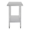Picture of Nisbets Essentials Self Assembly Stainless Steel Table 1200 x 600mm - DF677