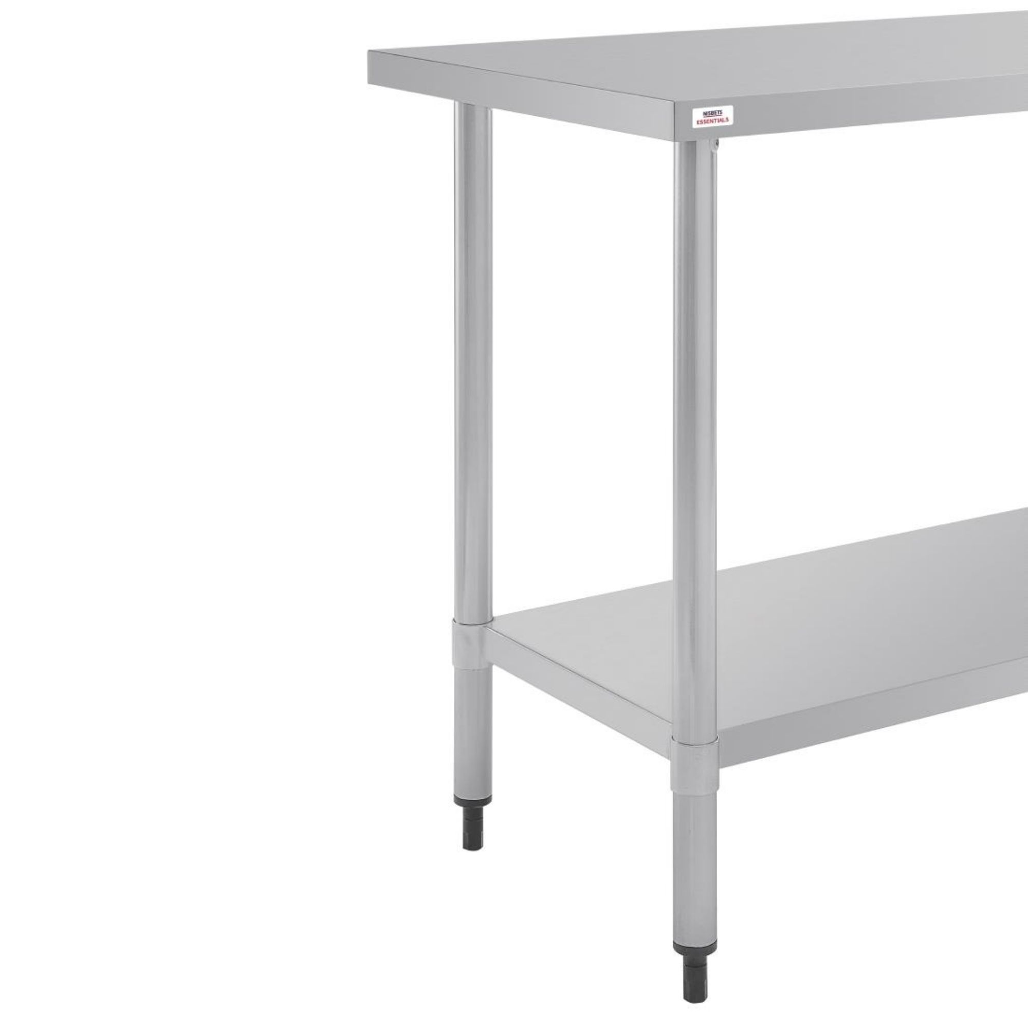 Picture of Nisbets Essentials Self Assembly Stainless Steel Table 1200 x 600mm