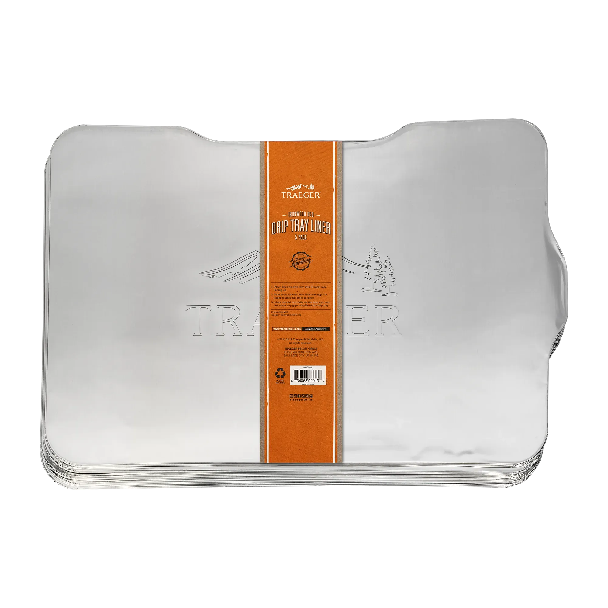 Picture of Traeger Drip Tray Liner - 5 Pack - Ironwood 650 - BAC565