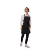 Picture of Chef Works Two Patch Pocket Bib Apron Black - B780