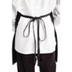 Picture of Chef Works Two Patch Pocket Bib Apron Black - B780