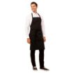Picture of Chef Works Bib Apron Black - A924