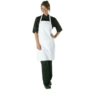 Picture of Chef Works Bib Apron White
