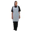 Picture of Disposable Polythene Bib Aprons White (Pack of 100) - A310
