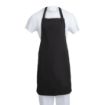 Picture of Whites Bib Apron Polycotton Black - A279