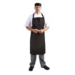 Picture of Whites Bib Apron Polycotton Black - A279