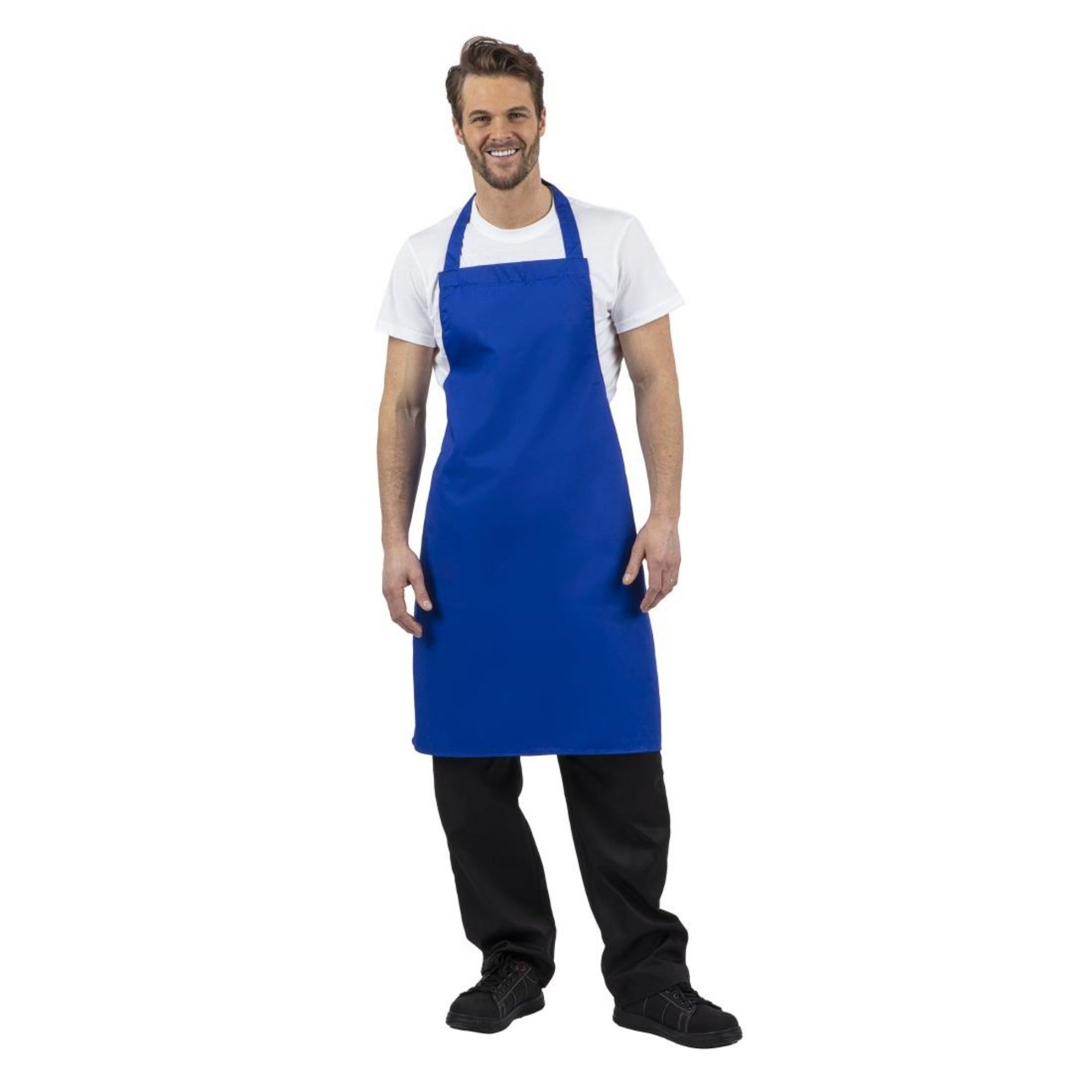 Picture of Whites Bib Apron Royal Blue