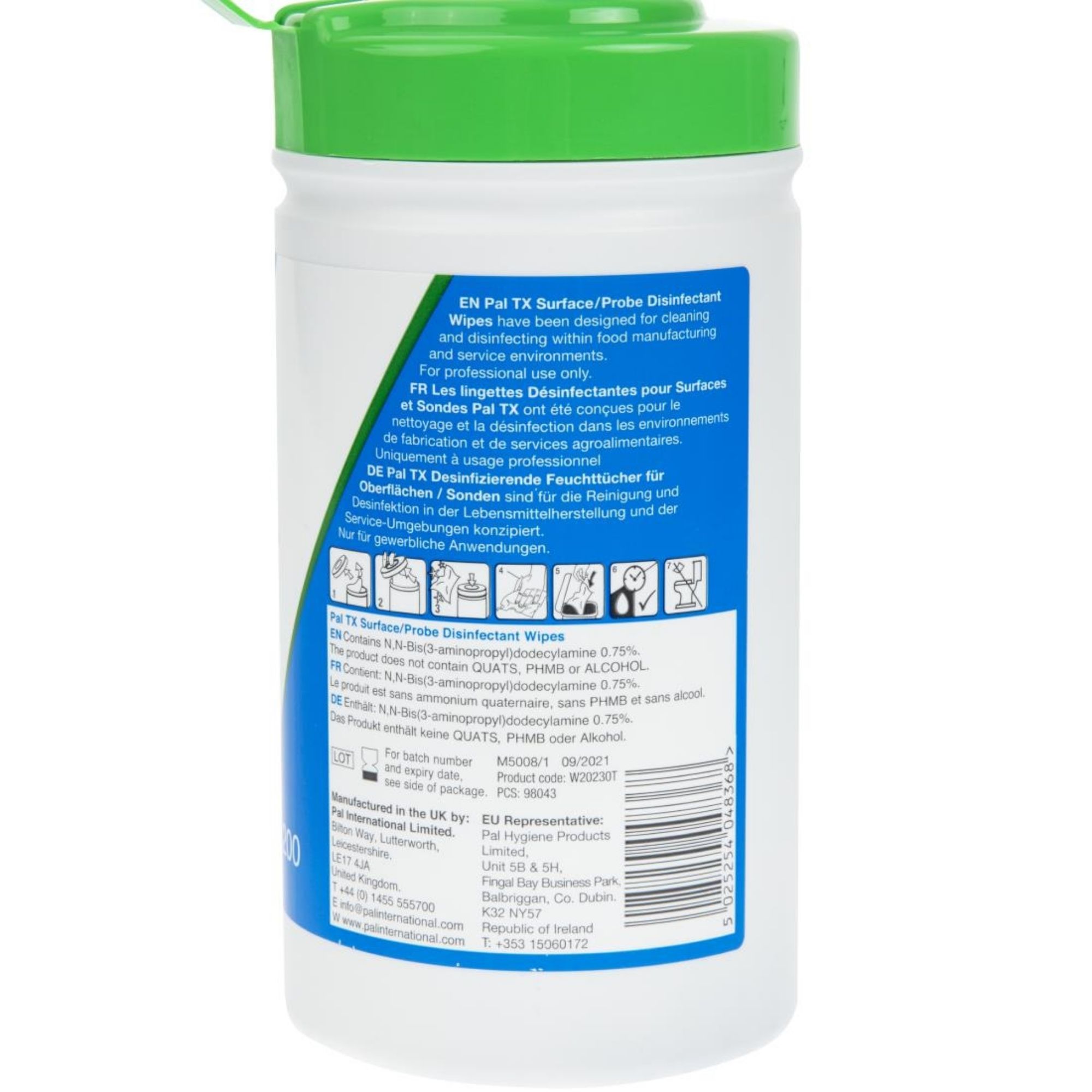 Picture of Pal TX Disinfectant Probe Wipes (Pack of 10 x 200)