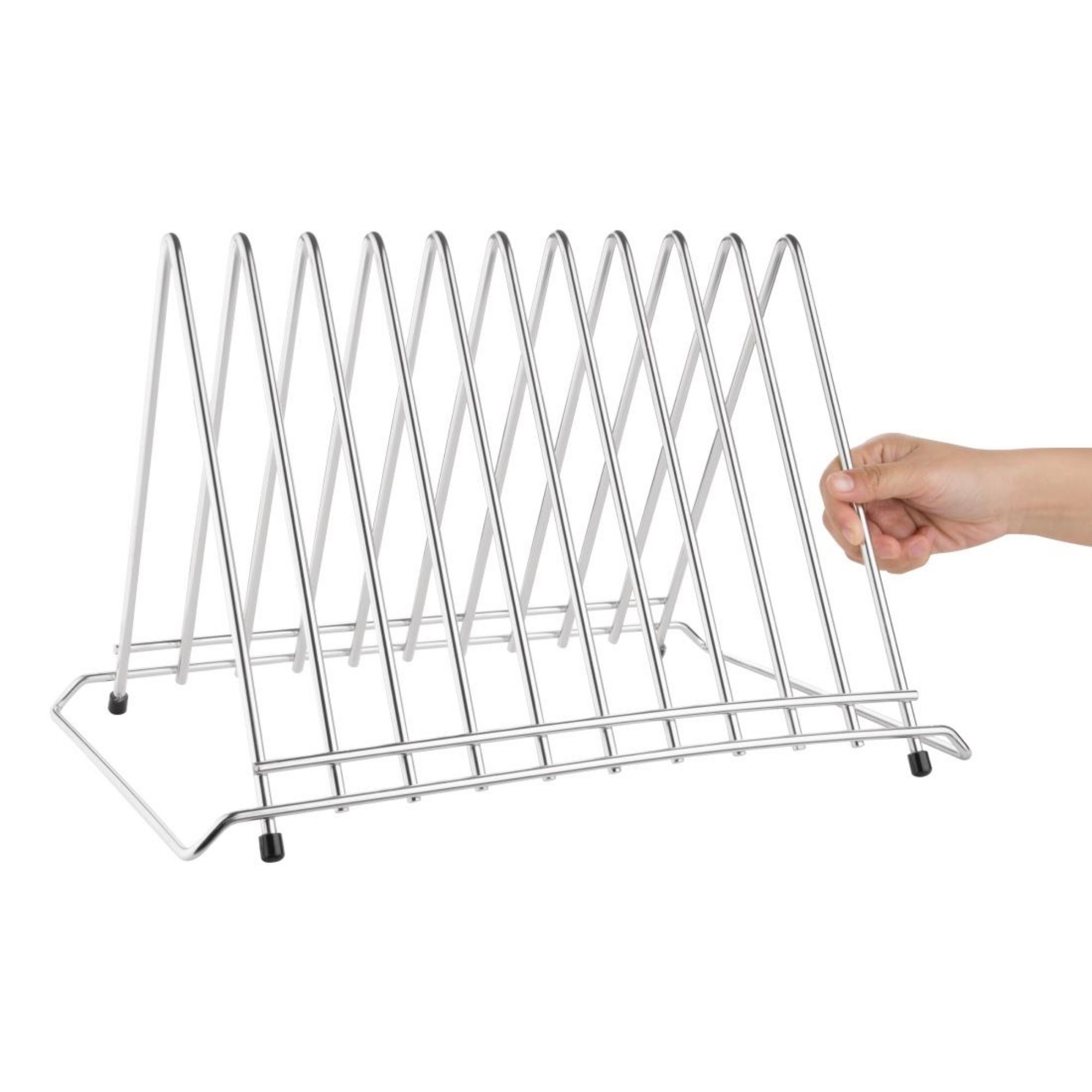 Picture of Hygiplas Heavy Duty Chopping Board Rack 10 Slots