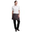 Picture of Chef Works Short Bistro Apron Charcoal - A906