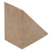 Picture of Colpac Recyclable Kraft Front-Loading Sandwich Wedges With PLA Window (Pack of 500) - DF605