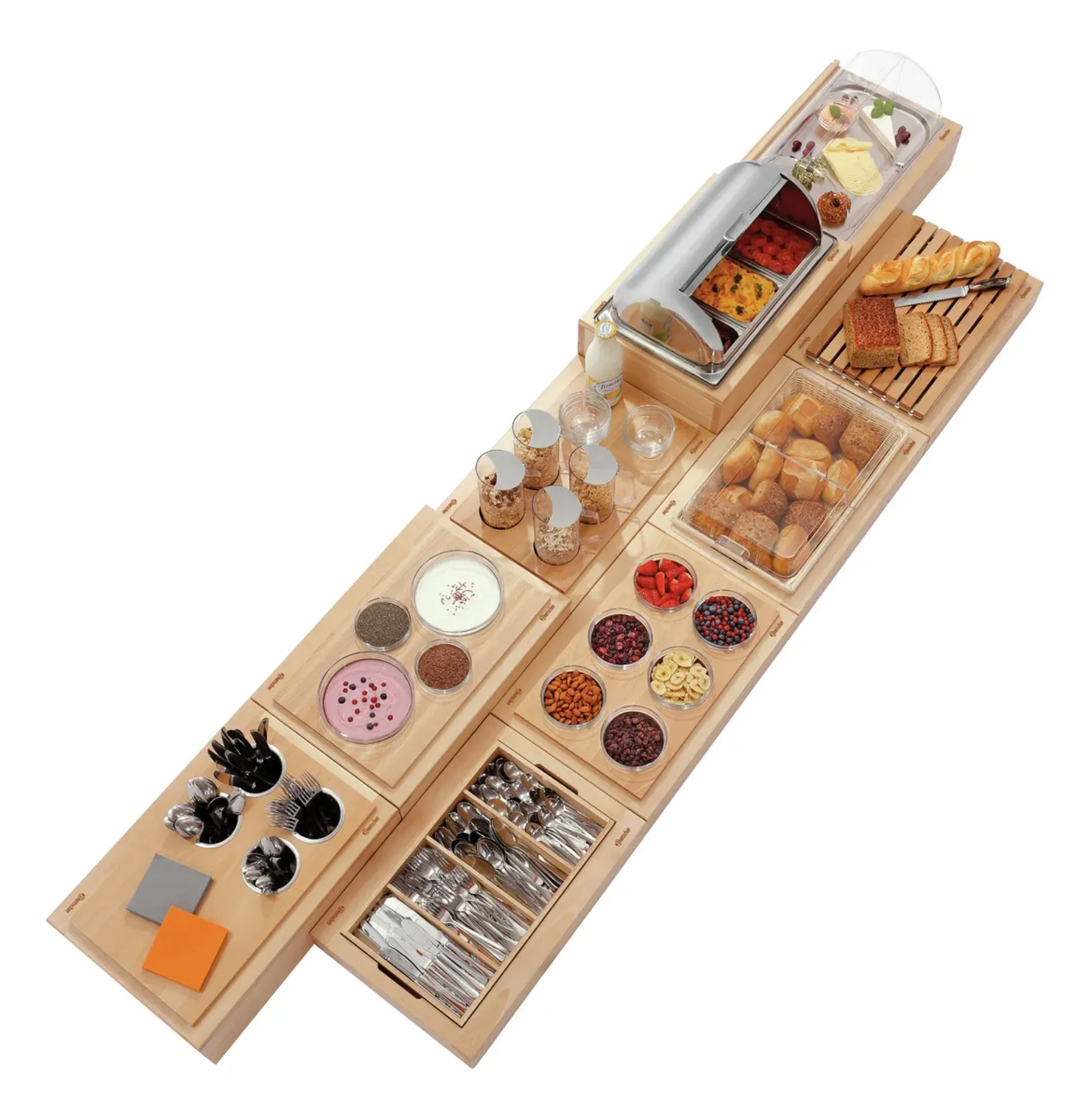 Picture of Bartscher Buffet system set CD3-1/3
