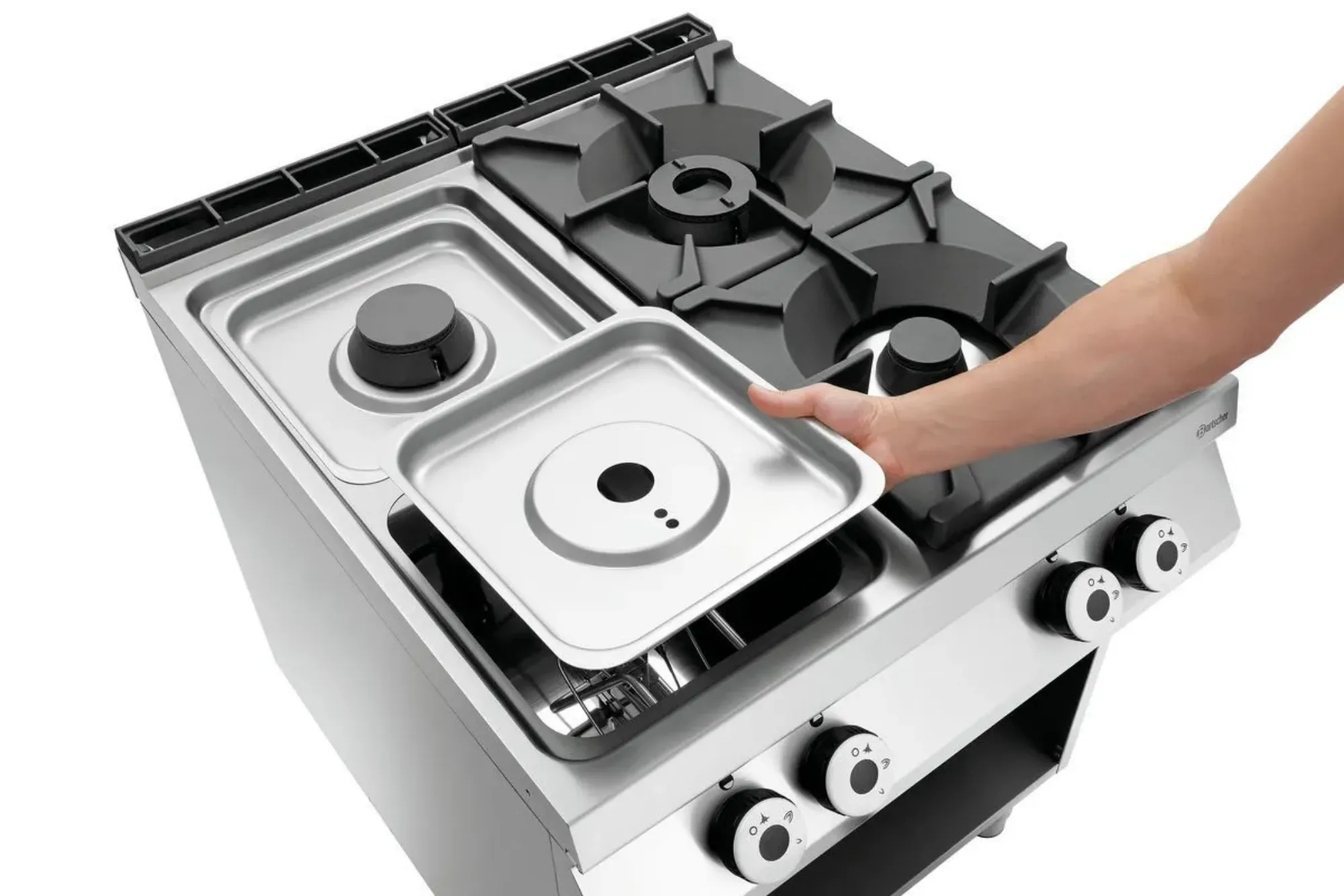 Picture of Bartscher Gas stove, 4 burners, OBU