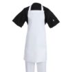 Picture of Whites Bib Apron Polycotton White - A521