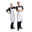 Picture of Whites Bib Apron Polycotton White - A521