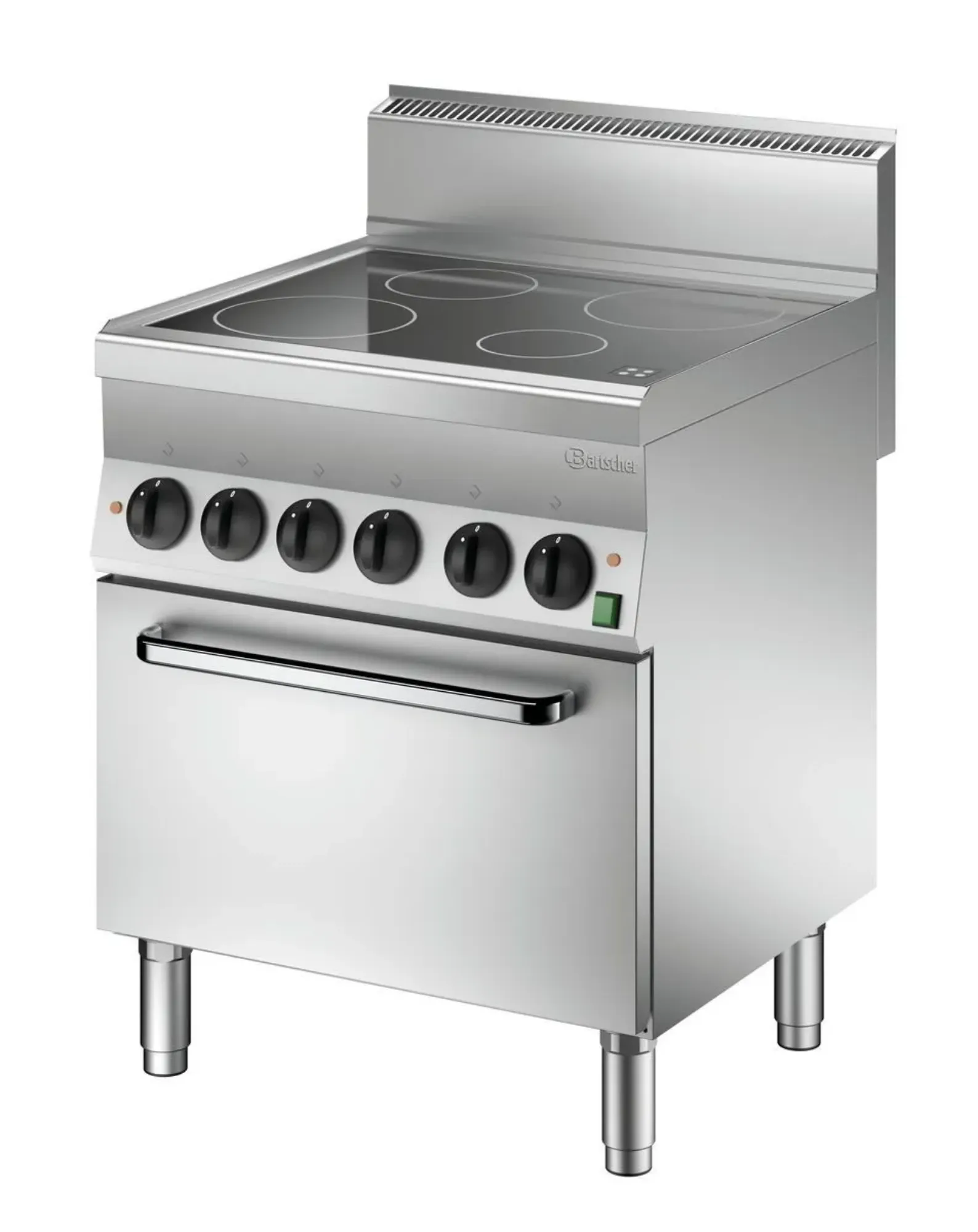 Picture of Bartscher Electric oven 650, B700 4 hobs, EBO Freestanding - 115059