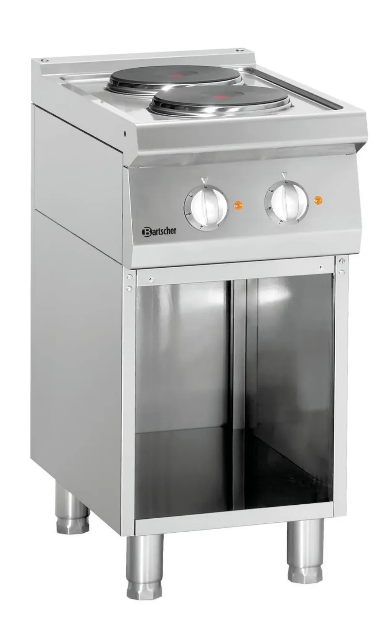 Picture of Bartscher Electric stove 700, W400, 2PL,OBU Freestanding - 286102