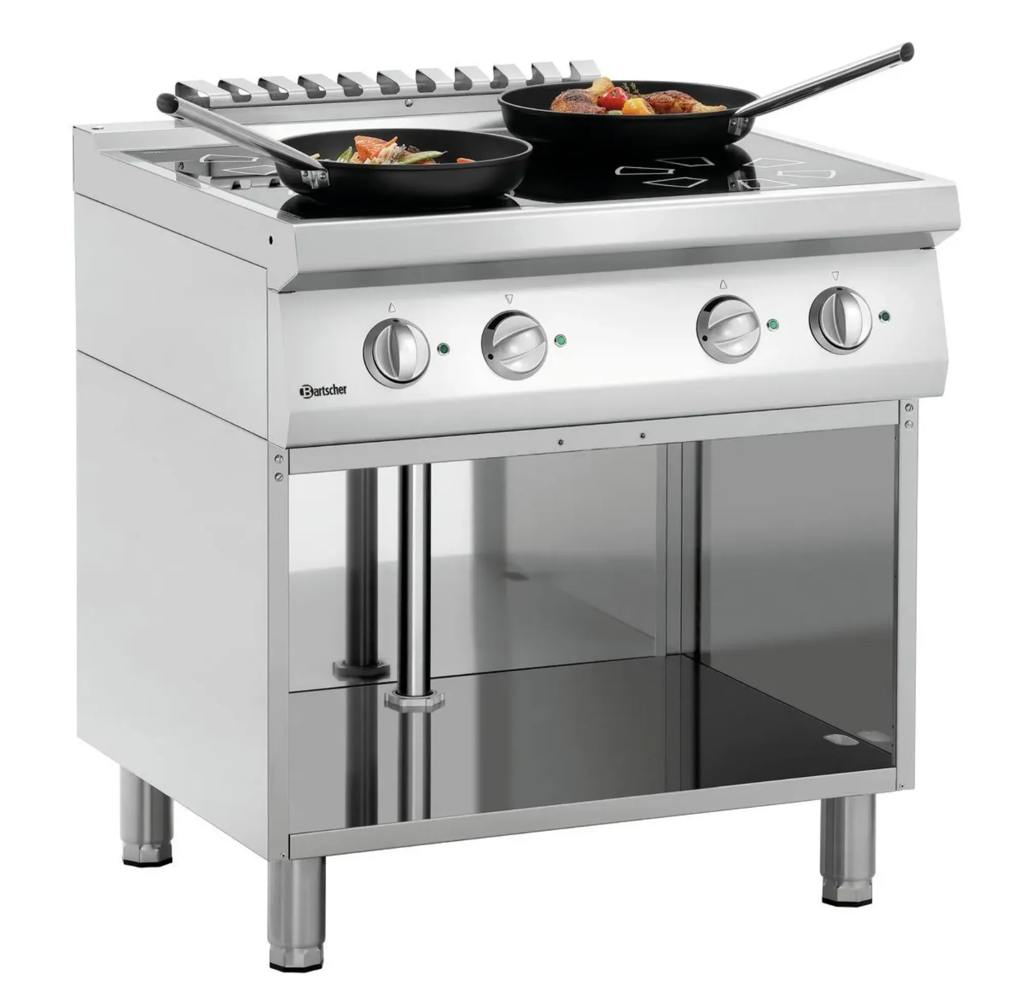 Picture of Bartscher Induction stove 700 4FLOU-1 Freestanding - 286421