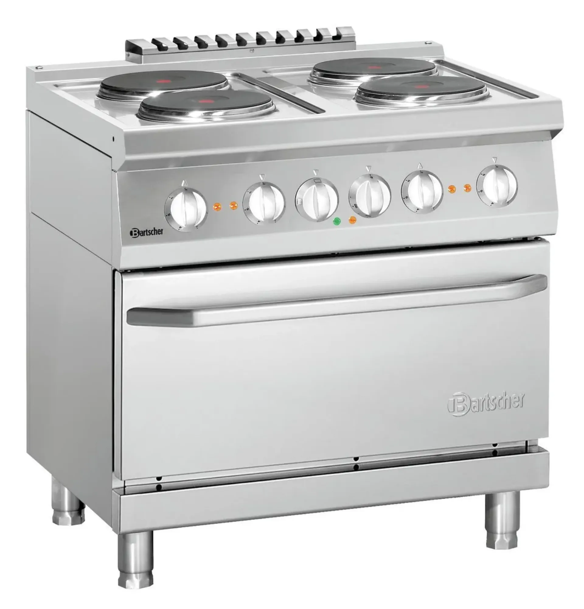 Picture of Bartscher Electric stove 700, W800, 4PL, elO Freestanding - 286234W