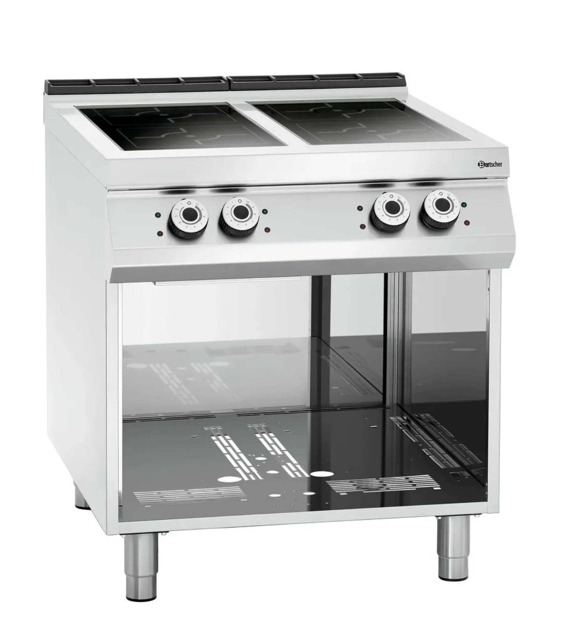 Picture of Bartscher Induction stove, 4 HTzon., OBU