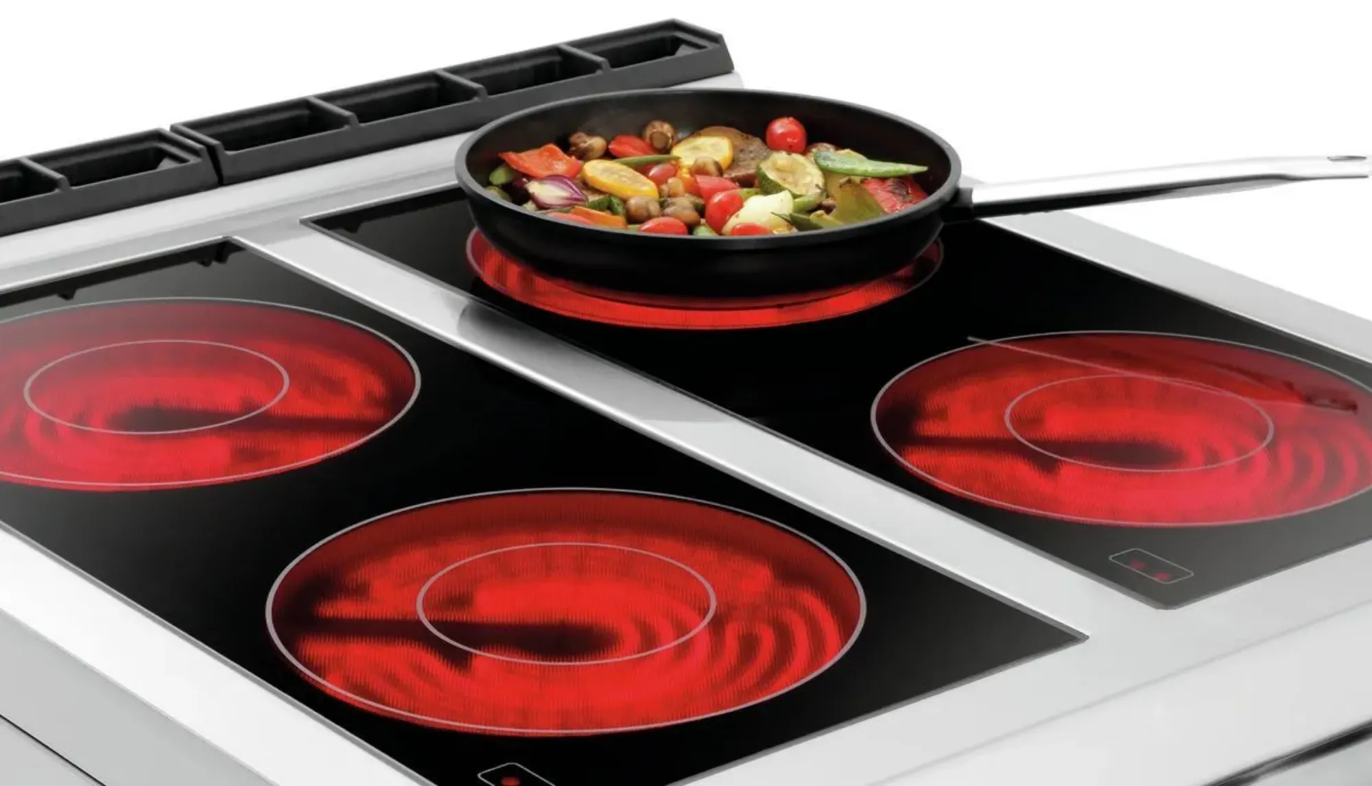 Picture of Bartscher Ceramic glass stove, 4 HTzon., OBU