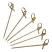 Picture of Fiesta Compostable Bamboo Looped Skewers 90mm (100 pack) - DK396