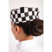 Picture of Whites Chefs Skull Cap Big Black and White Check - A161