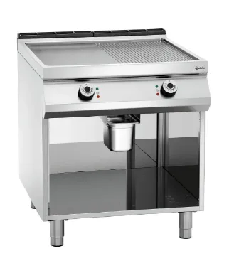 Picture of Bartscher Electric griddle plate, 1/2+1/2,OBU