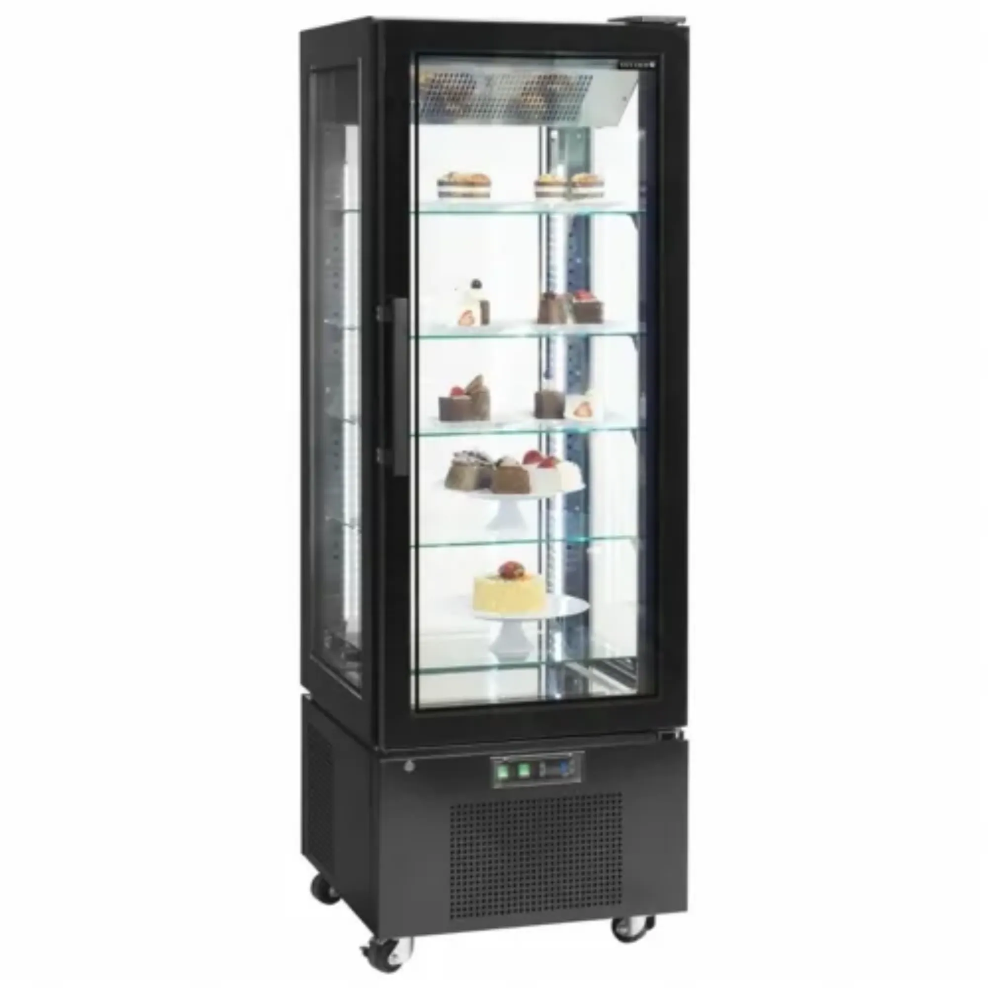 Picture of Tefcold UPD400C Black Upright Chilled Display - UPD400C