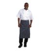 Picture of Whites Butchers Waist Apron Blue and White Stripe - A647