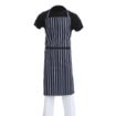 Picture of Whites Butchers Apron Navy Stripe Extra Large - A662