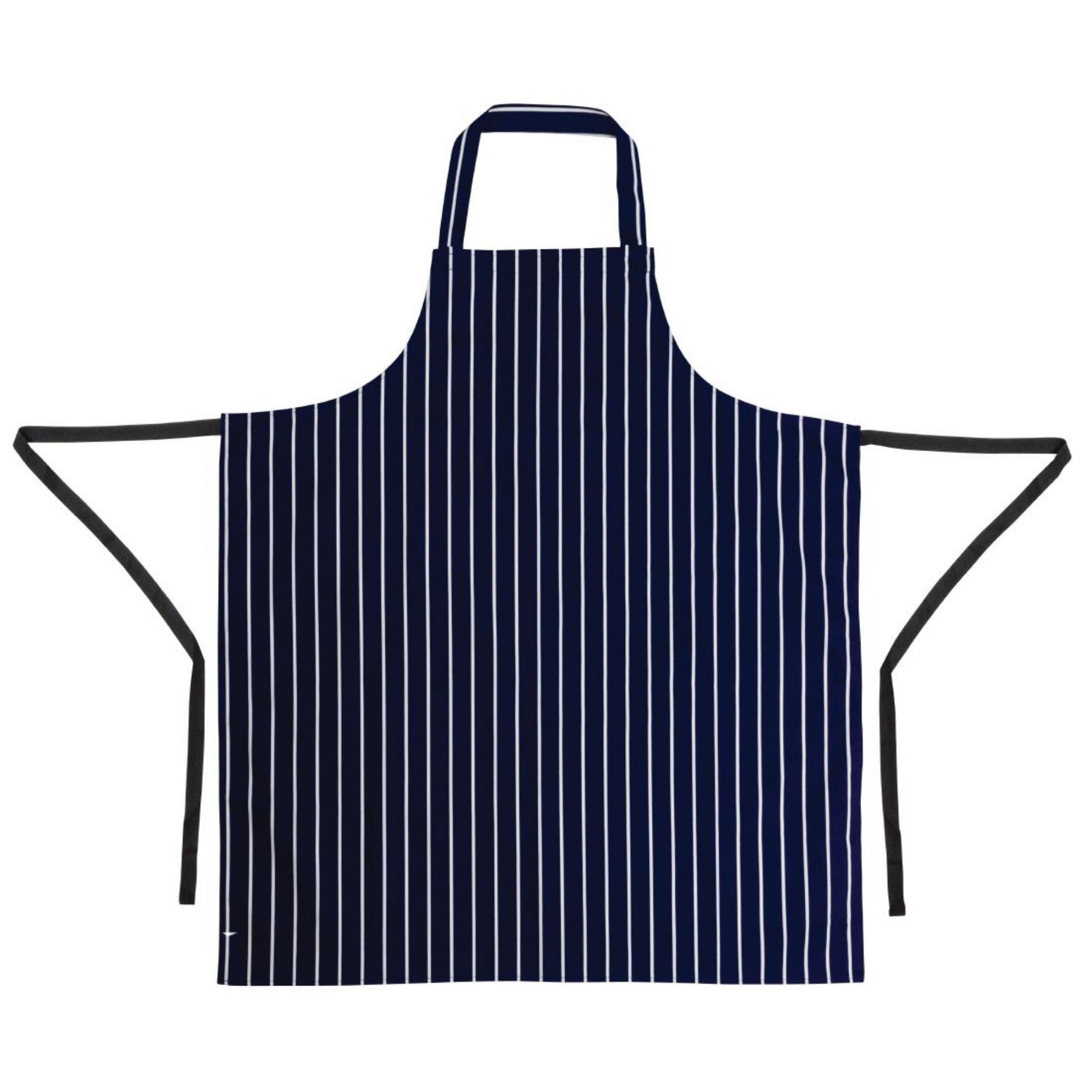Picture of Whites Butchers Apron Navy Stripe Extra Large