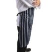 Picture of Whites Butchers Apron Navy Stripe Extra Large - A662