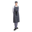 Picture of Whites Butchers Apron Navy Stripe Extra Large - A662