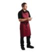 Picture of Whites Bib Apron Burgundy - A557